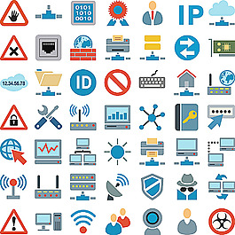 網絡科技圖標圖片_網絡科技圖標素材_網絡科技圖標模板免費下載